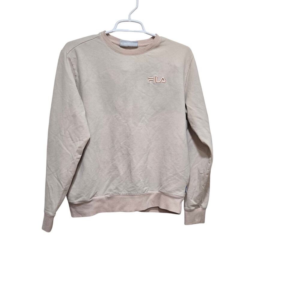 FILA Women’s Medium Peach French Terry Crewneck Sweatshirt